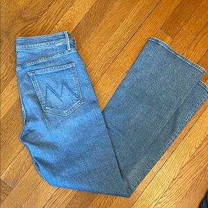 MOTHER Blue Flare leg denim
